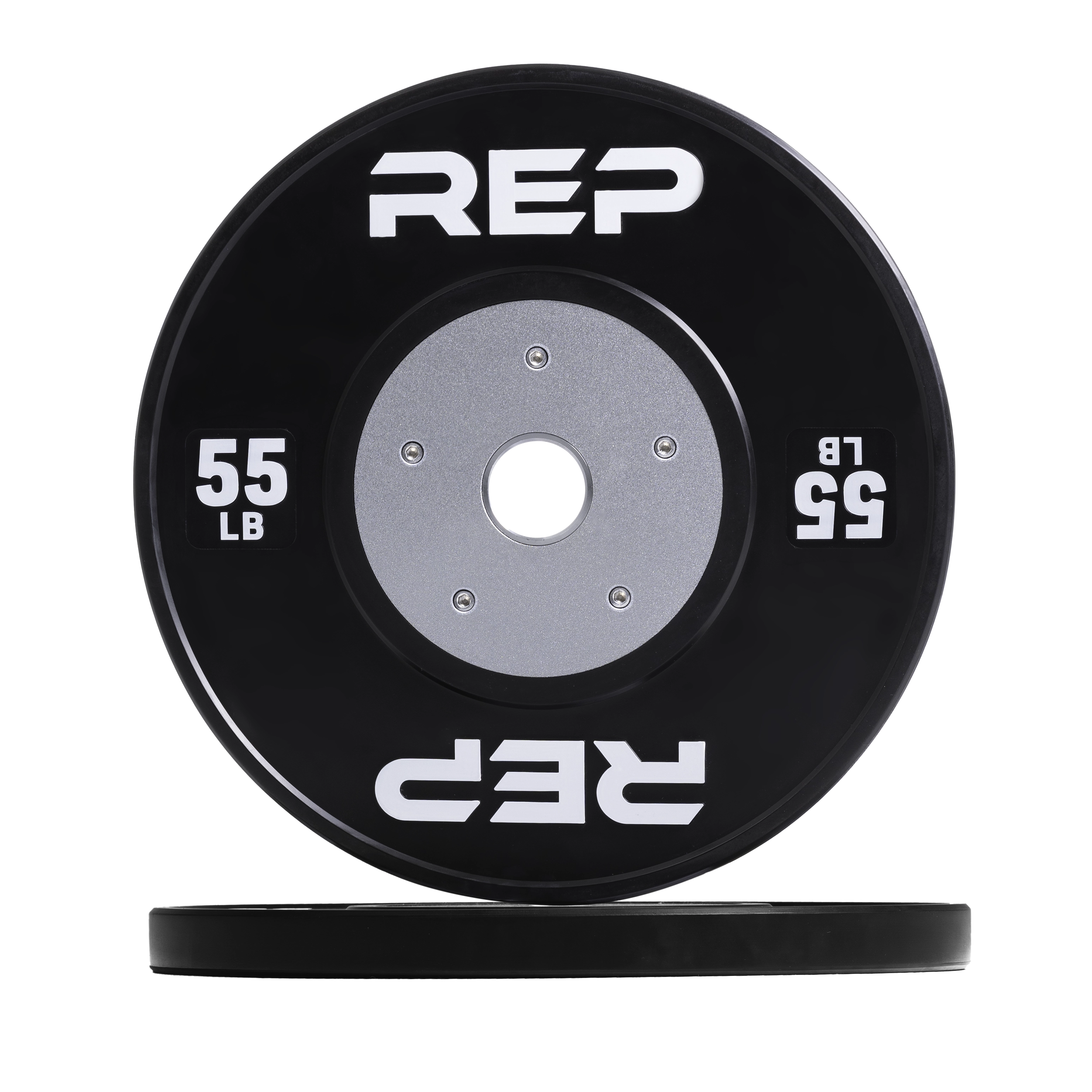 Black Competition Bumper Plates (LB) - 55lb